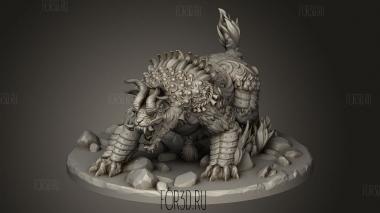 Всадник на Тигре 3d stl модель для ЧПУ