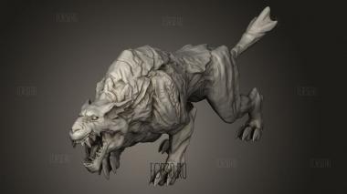 Демонический Пир,Адский Пес 3d stl модель для ЧПУ