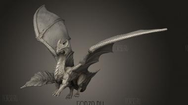 Пустынный Латунный Дракон 3d stl модель для ЧПУ