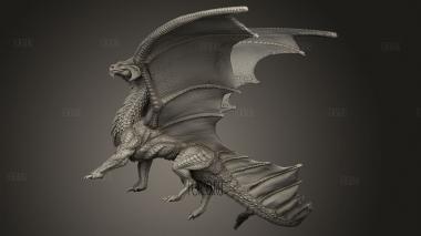 Пустынный Латунный Дракон 3d stl модель для ЧПУ