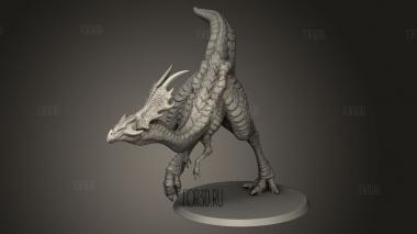 Пустынный Аус Трицератопс 3d stl модель для ЧПУ