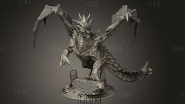 Синий Дракон Пустыни С Открытой Пастью 3d stl модель для ЧПУ