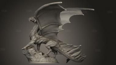 Пустынный Латунный Дракон 3d stl модель для ЧПУ