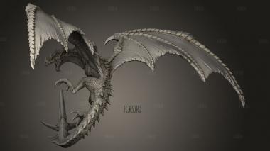 Пустынная Виверна 3d stl модель для ЧПУ