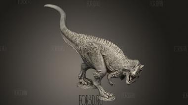 Динозавр 3d stl модель для ЧПУ