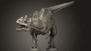 Динозавр 3d stl модель для ЧПУ