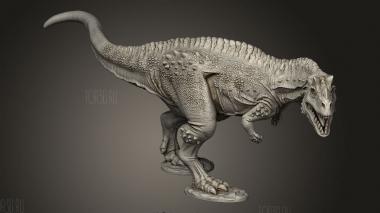 Динозавр 3d stl модель для ЧПУ