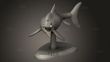 Динозавр Теневой Ихтиозавр 3d stl модель для ЧПУ