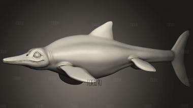 Динозавр Теневой Ихтиозавр 3d stl модель для ЧПУ