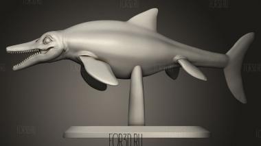 Динозавр Теневой Ихтиозавр 3d stl модель для ЧПУ