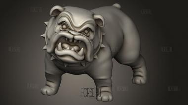 Собака 3d stl модель для ЧПУ