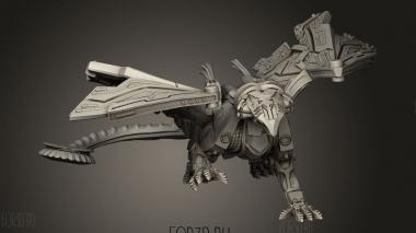 Дракон 3d stl модель для ЧПУ
