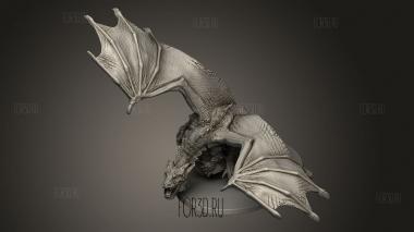 База дракона 3d stl модель для ЧПУ