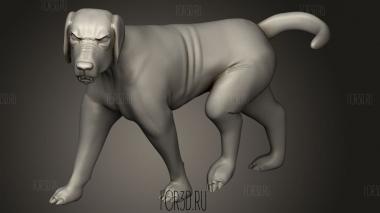 Эльф-Паладин,собака-истребитель с женским Когтем 3d stl модель для ЧПУ
