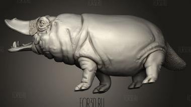 Утконос с утиным клювом 3d stl модель для ЧПУ