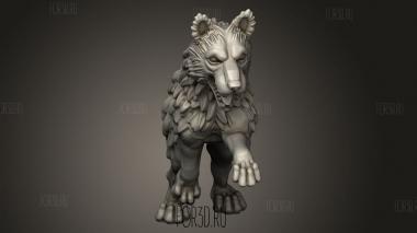Лука Волков волк 3d stl модель для ЧПУ