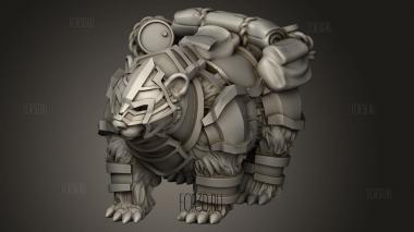 Верхом на Карликовом Медведе 3d stl модель для ЧПУ