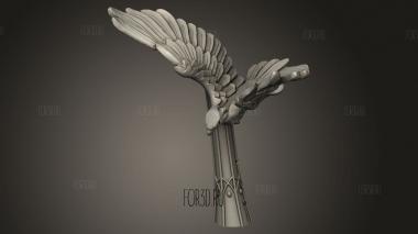 Эльфийский орел 3d stl модель для ЧПУ