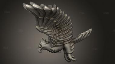 Эльфы орлиной местности 3d stl модель для ЧПУ
