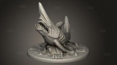 Акула-гоблин 3d stl модель для ЧПУ