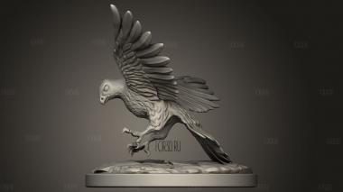Минитированный Сокол 3d stl модель для ЧПУ