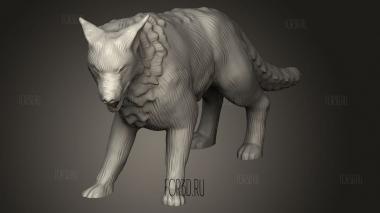 Зверь-Собака 3d stl модель для ЧПУ