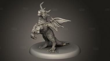 Зверь-Драконенок 3d stl модель для ЧПУ