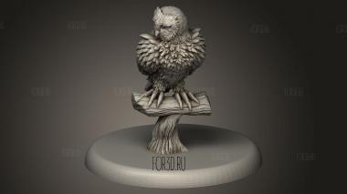 Зверь-Сова 3d stl модель для ЧПУ