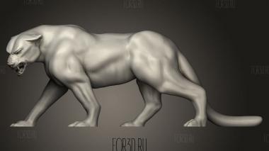 Зверь-Пантера 3d stl модель для ЧПУ