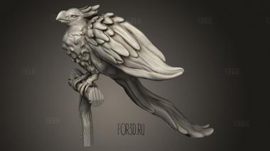 Зверь Феникс 3d stl модель для ЧПУ