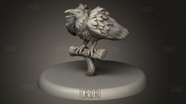 Зверь-Ворон 3d stl модель для ЧПУ