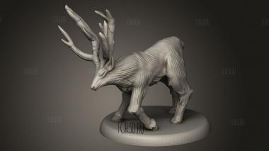 Зверь-Олень 3d stl модель для ЧПУ