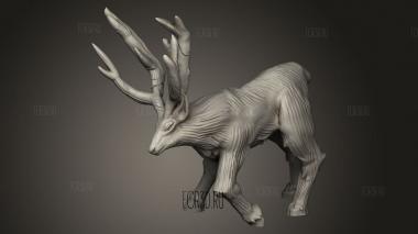 Зверь-Олень 3d stl модель для ЧПУ