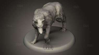Зверь-Волк 3d stl модель для ЧПУ