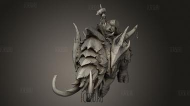 Голод 3d stl модель для ЧПУ