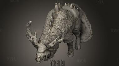 Феерический Лес Катоблепас 3d stl модель для ЧПУ