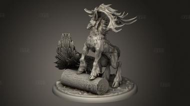 Король Оленей Волшебных Лесов 3d stl модель для ЧПУ