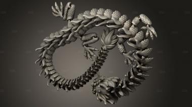 Имперский дракон 3d stl модель для ЧПУ