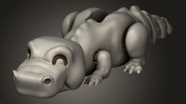 Гибкий Динозавр 3d stl модель для ЧПУ