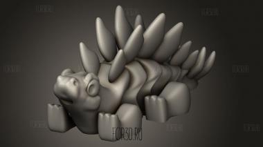 Гибкий Динозавр 3d stl модель для ЧПУ