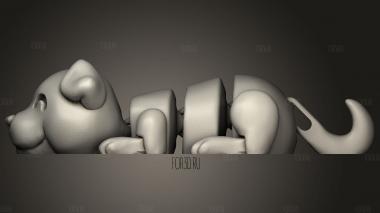 Гибкая Собака 3d stl модель для ЧПУ