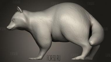 Лесной Енот 3d stl модель для ЧПУ