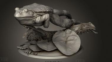 Прыжок лягушки 3d stl модель для ЧПУ
