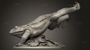 Лягушачья Земля 3d stl модель для ЧПУ