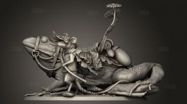 Лягушка-Мышь 3d stl модель для ЧПУ