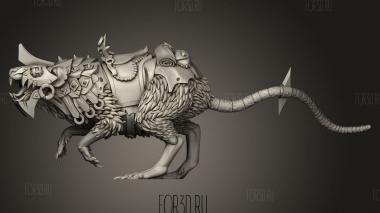 Гигантские Крысы 3d stl модель для ЧПУ