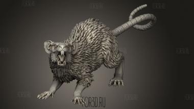 Гигантская Крыса 3d stl модель для ЧПУ