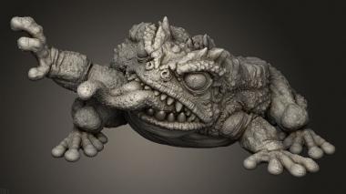 Гигантская жаба 3d stl модель для ЧПУ