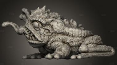 Гигантская жаба 3d stl модель для ЧПУ