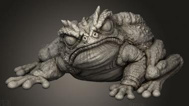 Гигантская жаба 3d stl модель для ЧПУ